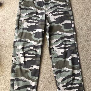 J crew camo pants